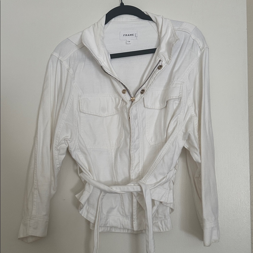Frame Denim Cream Jacket